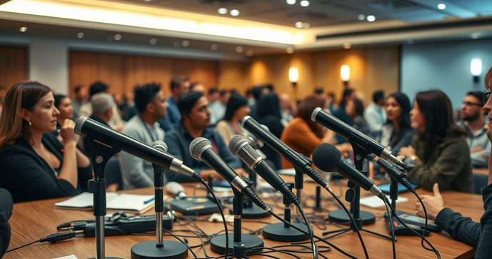 Como escolher a melhor locação de microfone de workshop para o seu evento