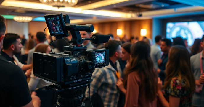 Filmagem de Evento Híbrido: Como Capturar Momentos Inesquecíveis com Qualidade Profissional