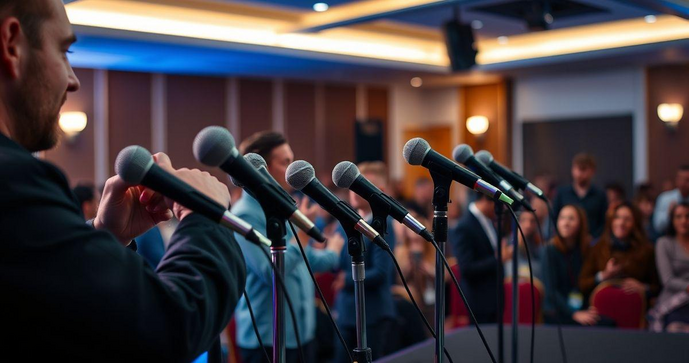 Locação de Microfone para Eventos: Dicas e Benefícios para Garantir Sucesso Locação de Microfone para Eventos: Dicas e Benefícios para Garantir Sucesso