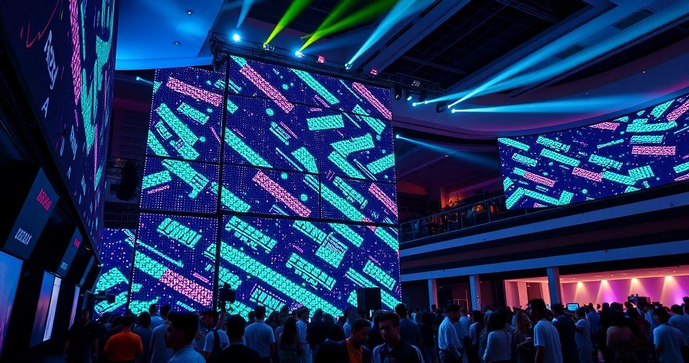 Locação de Painel de LED Alta Definição para Eventos Incríveis e Impactantes Locação de Painel de LED Alta Definição para Eventos Incríveis e Impactantes