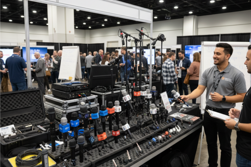 Guia Completo para Locação de Microfones em Workshops