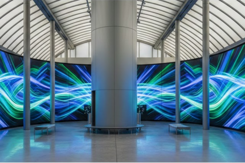 Transforme Seu Evento com Painéis de LED Curvos