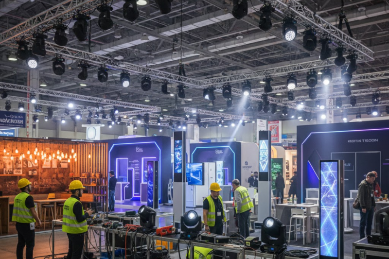 Iluminação Criativa para Feiras: Sua Guia Completo