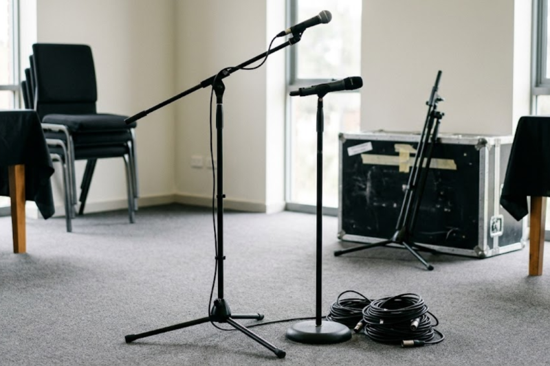 Guia Completo sobre Aluguel de Microfones e Pedestais