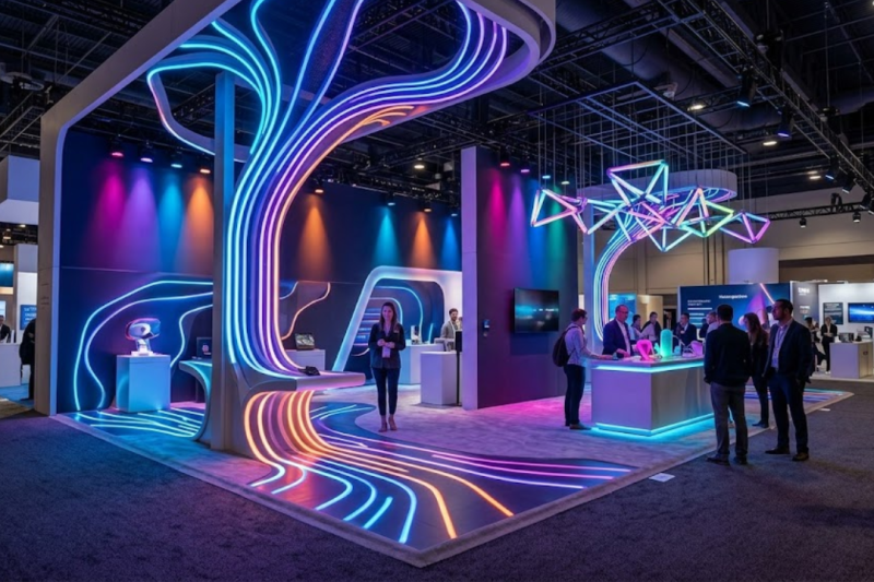 Iluminação Criativa para Feiras: Sua Guia Completo