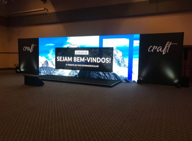aluguel painel de led alta definição